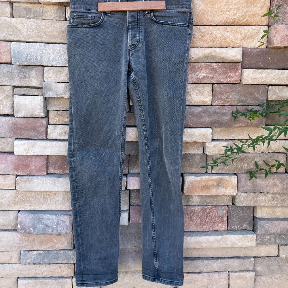 COS Slim Tapered Faded Black Jeans 30x30